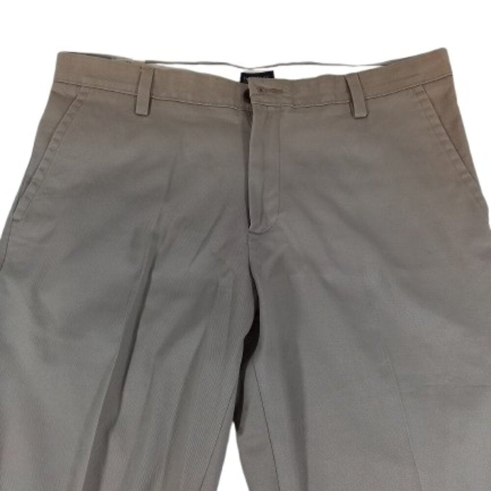 Men's Dockers Easy Khaki Straight Fit Flat Front Pants - Timberwolf - 34x30 -NWT