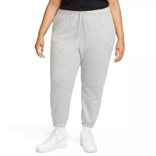Women's Nike Plus Size Sportswear Club Fleece Sweatpants - Gray - 1X - NWT