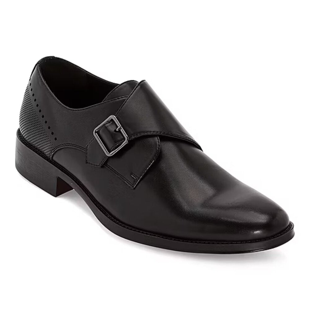 Men's JF J Ferrar Cambridge Slip-On Dress Shoes - Black - 8 - NIB