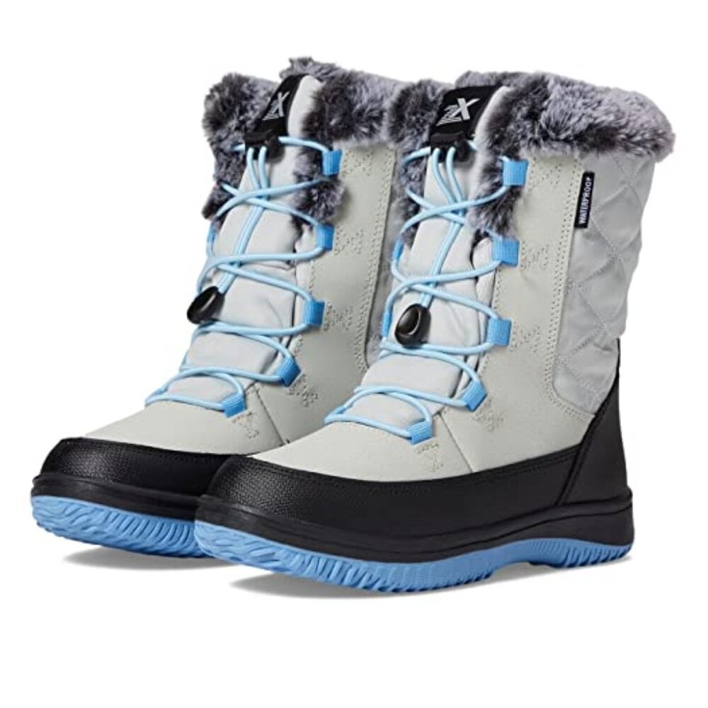 Girl's ZeroXposur Snow Princess Waterproof Snow Boots - Nimbus - 13C - NIB