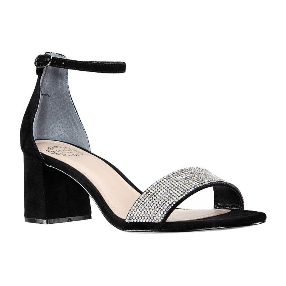 Women's I. Miller Emely Open Toe Block Heel Pumps - Black - Various Sizes - NIB