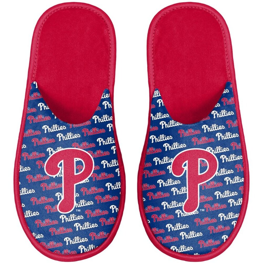 Philadelphia Phillies FOCO Youth Team Scuff Slippers-Size-L-NWT
