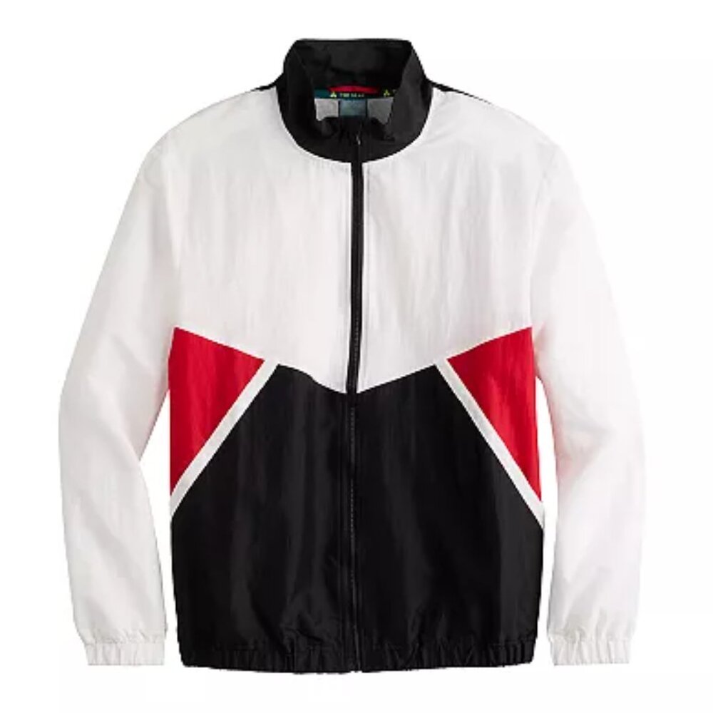 Men's Tek Gear Warm-Up Jacket - Red/White/Black - Small - NWT
