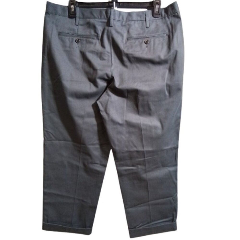 Men's Lands' End Traditional Fit No Iron Cuffed Chino Pants - 40x27 - NWOT