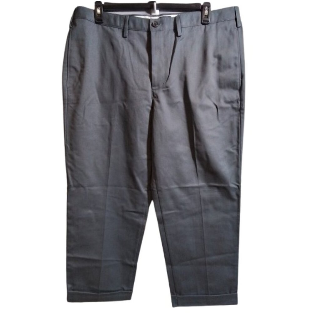 Men's Lands' End Traditional Fit No Iron Cuffed Chino Pants - 40x27 - NWOT