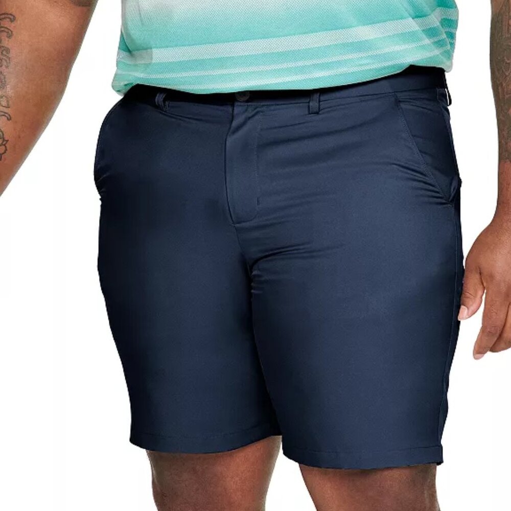 Men's Tek Gear Big & Tall Flat Front Golf Shorts - Navy - 44 - NWT