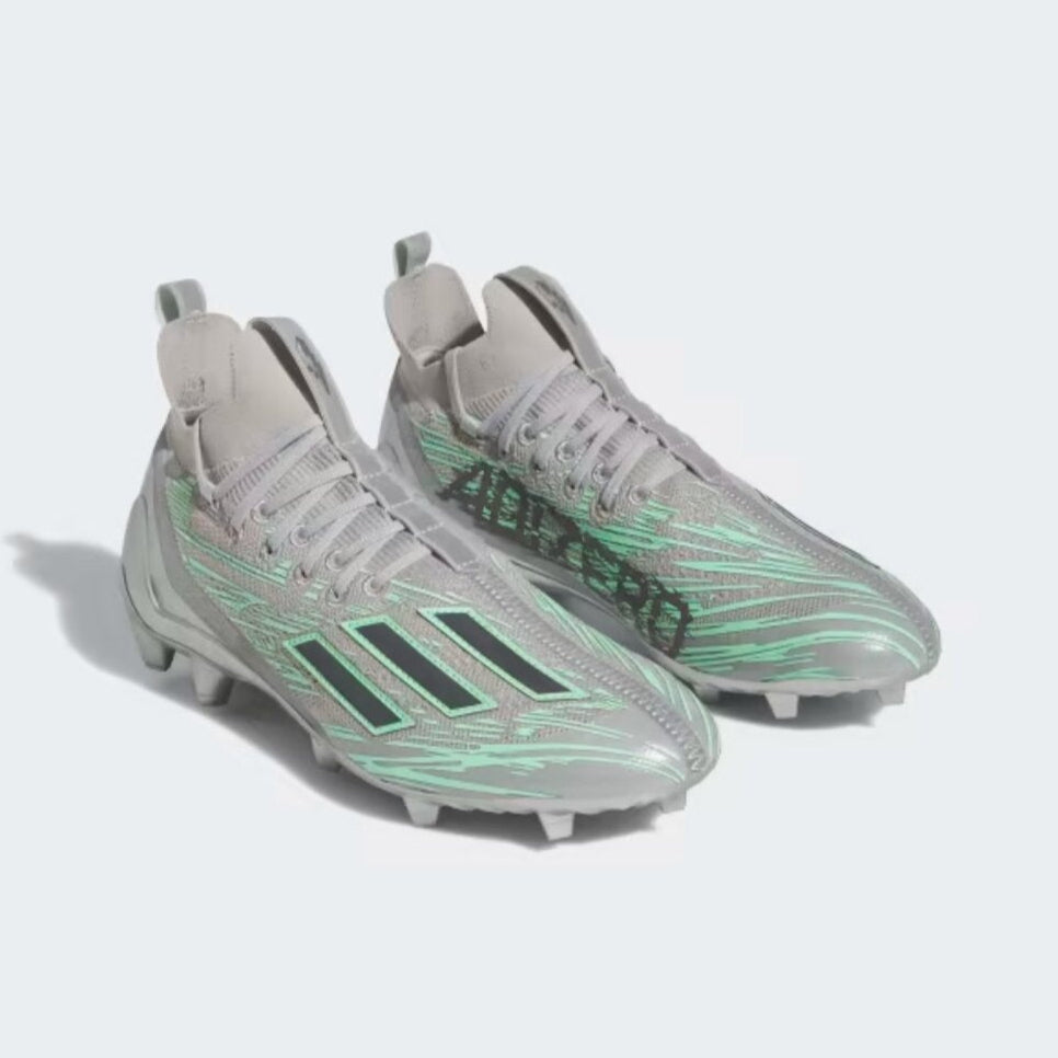 Men's Adidas Adizero Primeknit Flash Football Cleats - Silver - 13 - NWOT