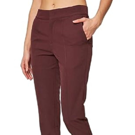 Women's Mondetta Lined Tailored Travel Pants - Brown - 4 - NWT