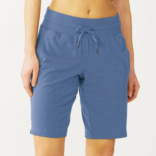 Women's Tek Gear Essential Bermuda Shorts - Med. Purple - Small - NWT