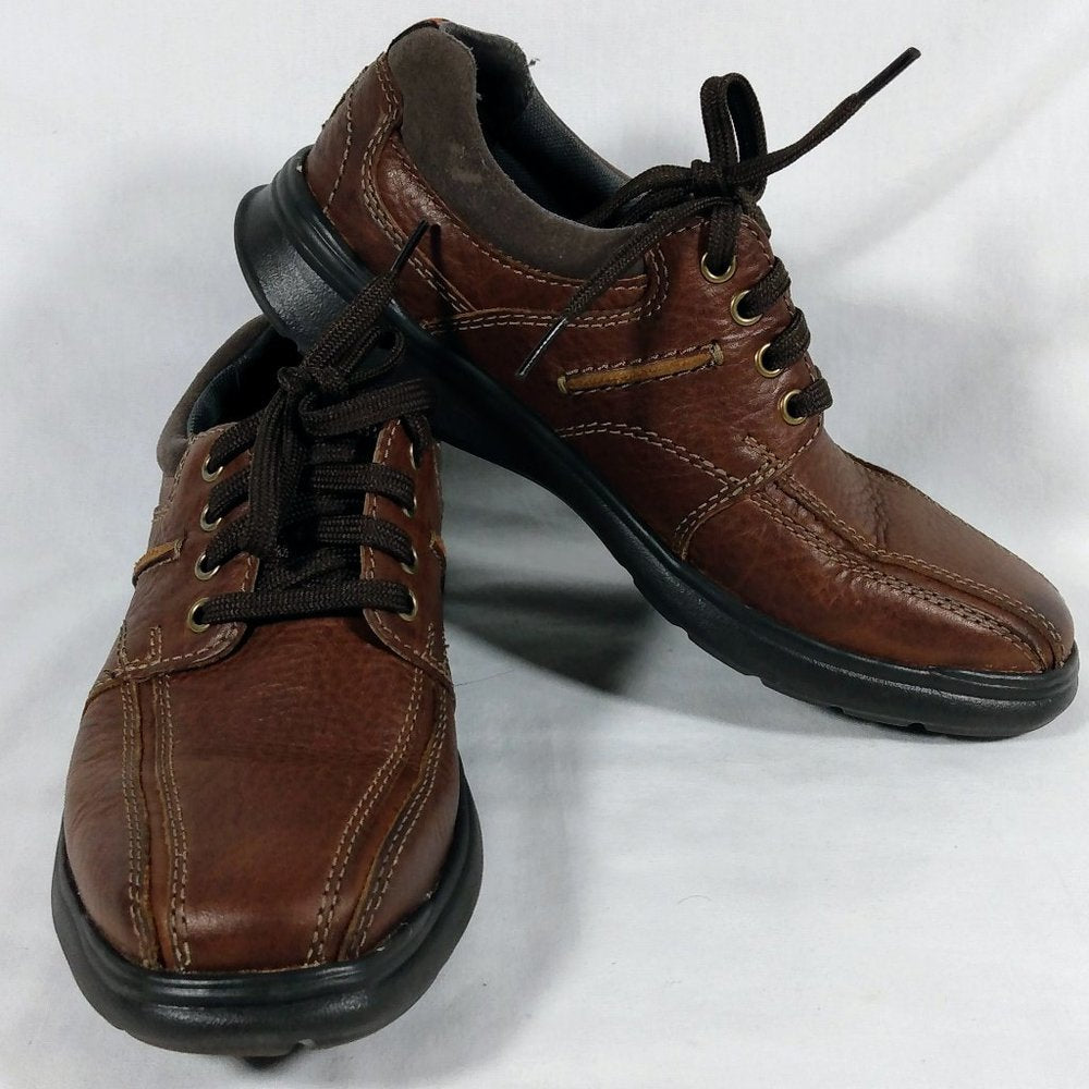Men's Clark's Cotrell Walk Shoe - Tobacco - 7 - NWOB