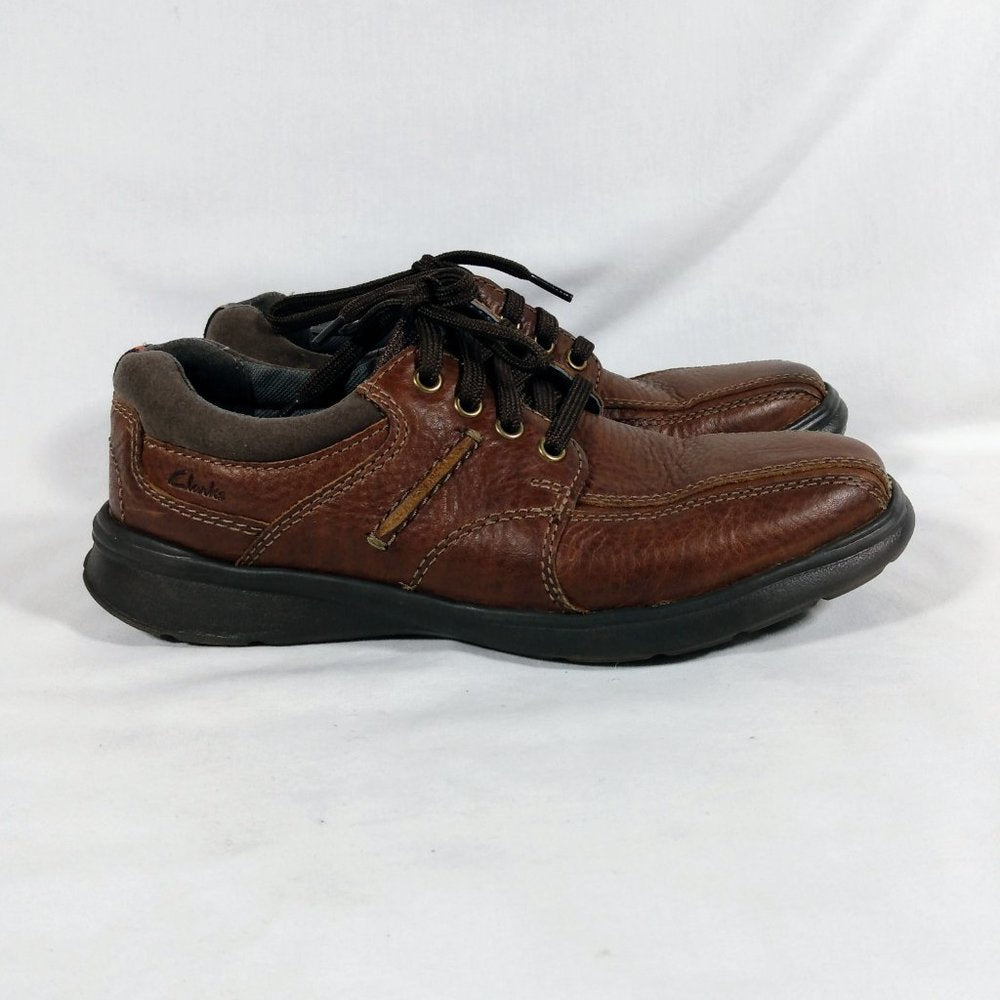 Men's Clark's Cotrell Walk Shoe - Tobacco - 7 - NWOB