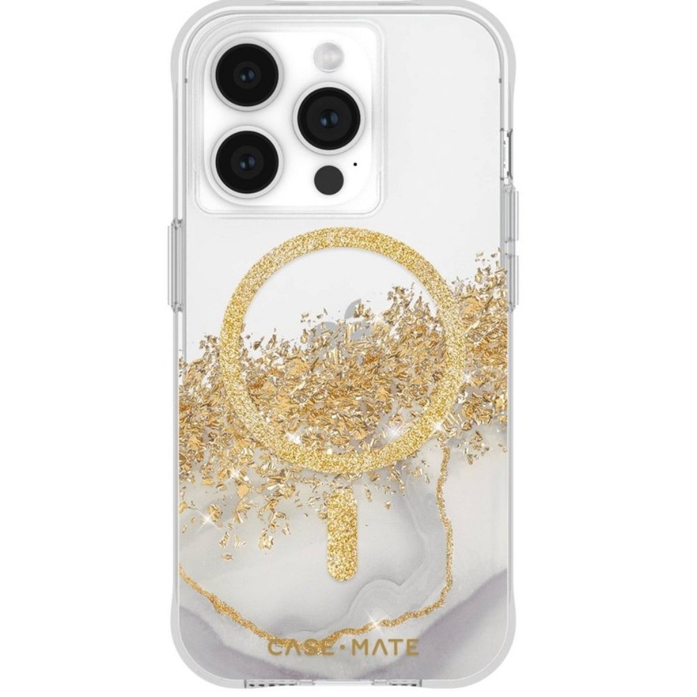 Case-Mate Apple iPhone 15 Pro Case with MagSafe - Karat Marble