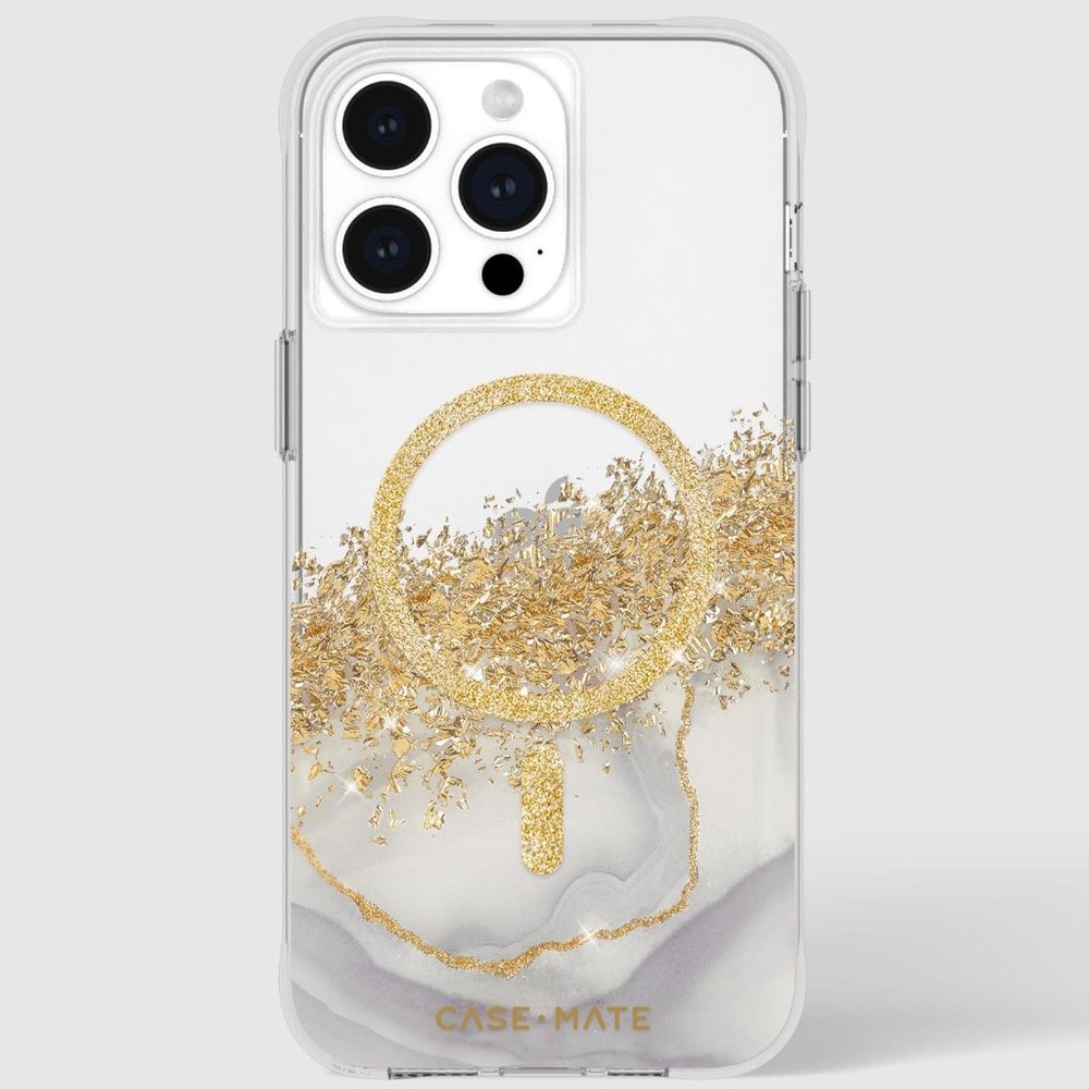 Case-Mate Apple iPhone 15 Pro Max Case with MagSafe - Karat Marble-NIB