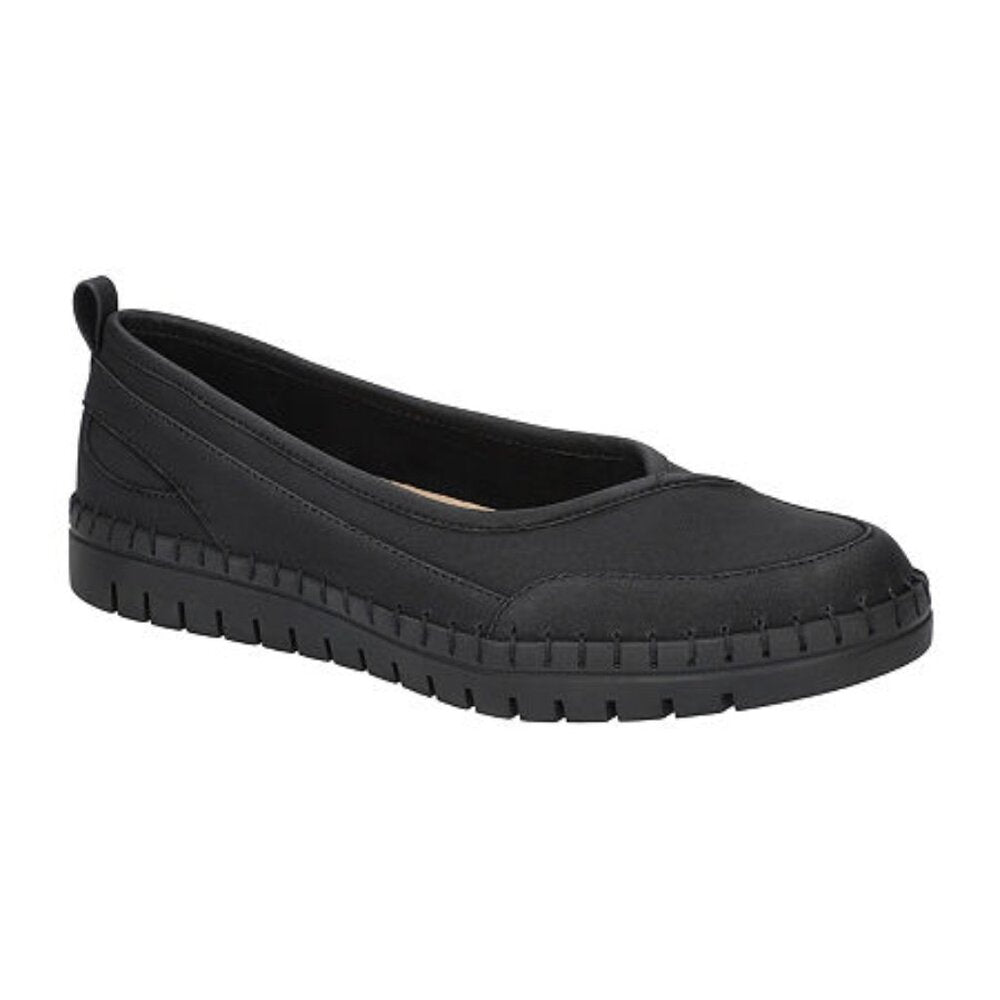 Women's Easy Street Poe Comfort Flats - Black - 6.5 - NIB