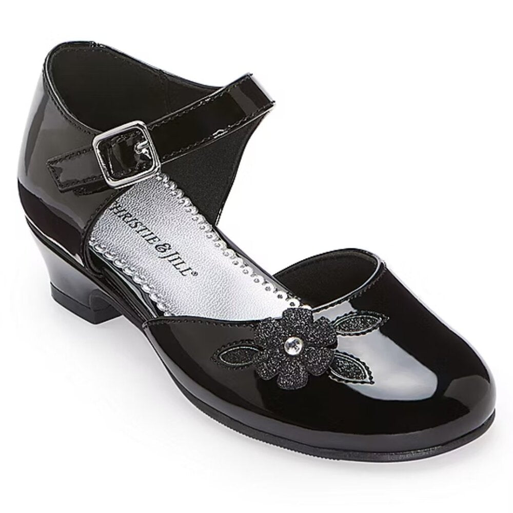 Baby Girl Christie & Jill Heaven Round Toe Mary Jane Shoes - Black - 5 - NWOT