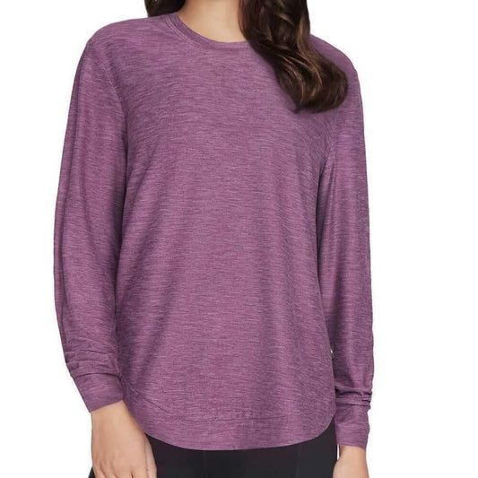 Women's Skechers Go Walk Long Sleeve Brushed Tunic -Purple - Var Szs - NWT