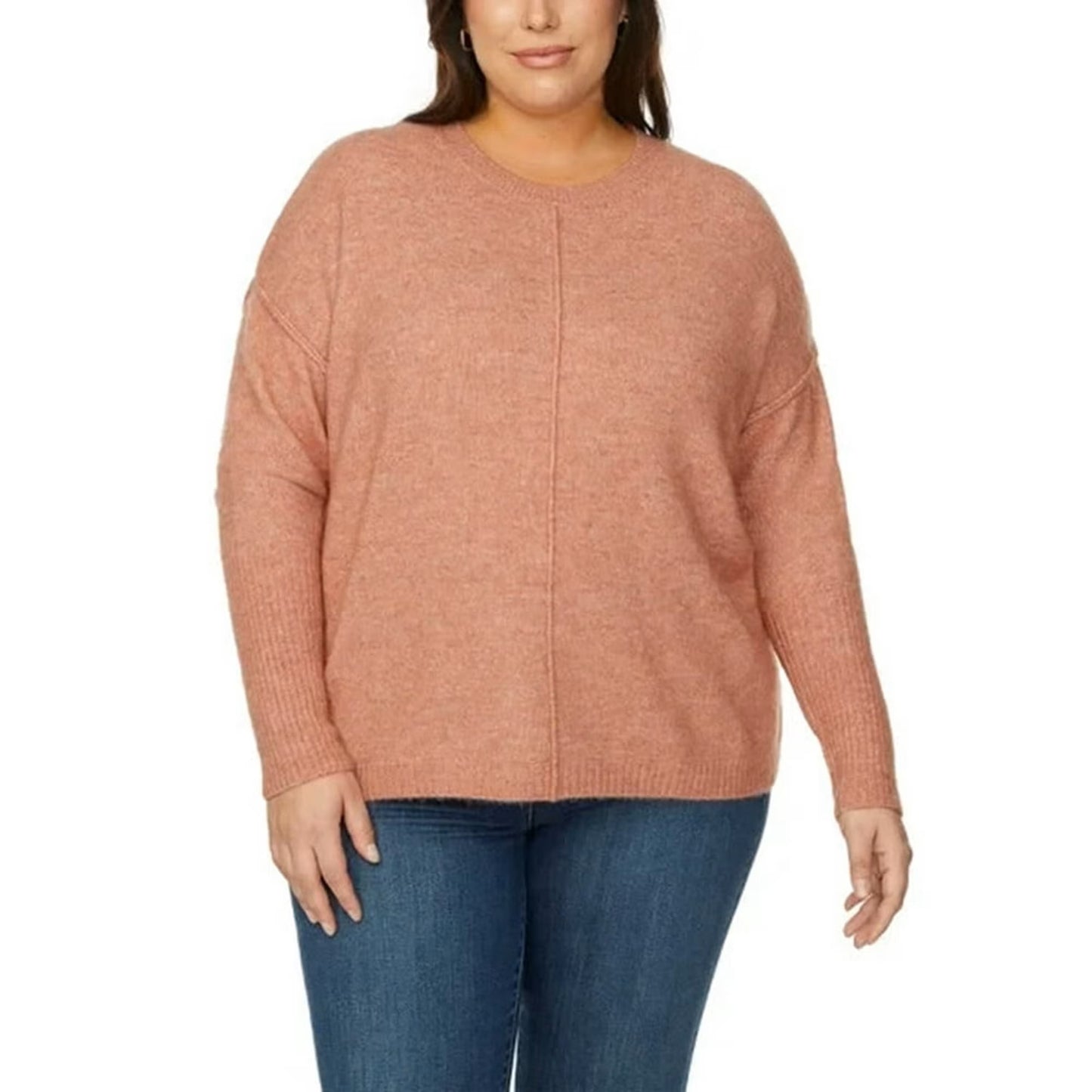 Legendary Outfitters Women's Soft Cozy Crewneck Sweater XXL Heather Rose NWT