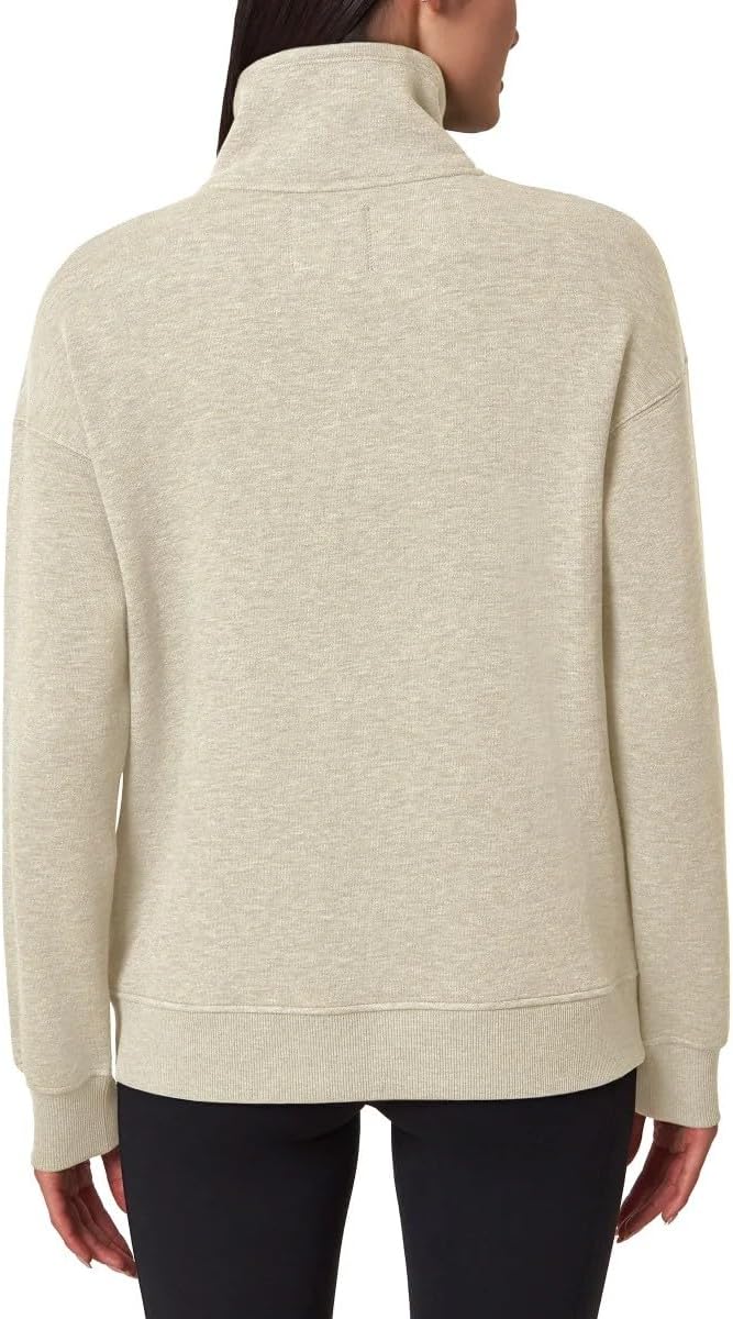 Mondetta Women's Heavyweight Full Zip Fleece Jacket Various Sizes Irish Cream