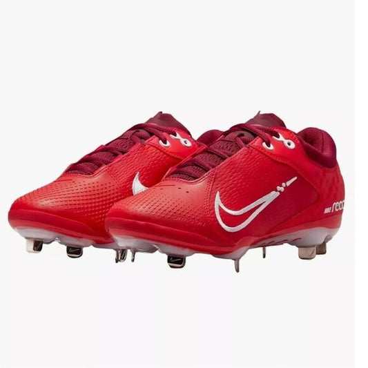 Women's Nike Hyperdiamond 4 Elite Metal Softball Cleats - University Red - 8