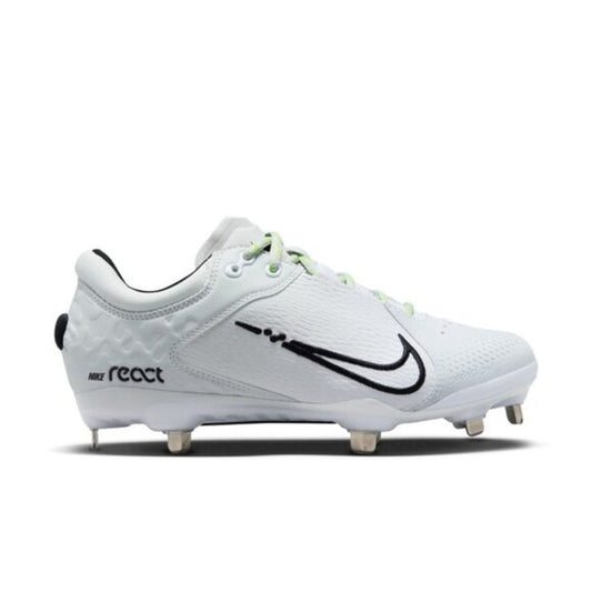 Women's Nike Hyperdiamond 4 Elite Metal Softball Cleats - White - 7 - NIB