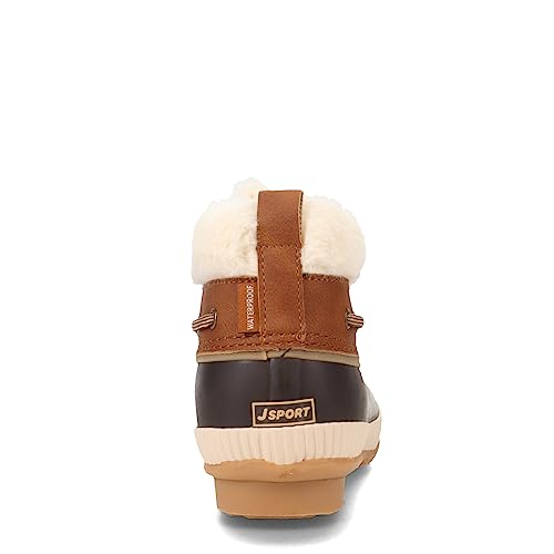 Women's JSport Mary Waterproof Duck Boots - Brown - 8 - NIB