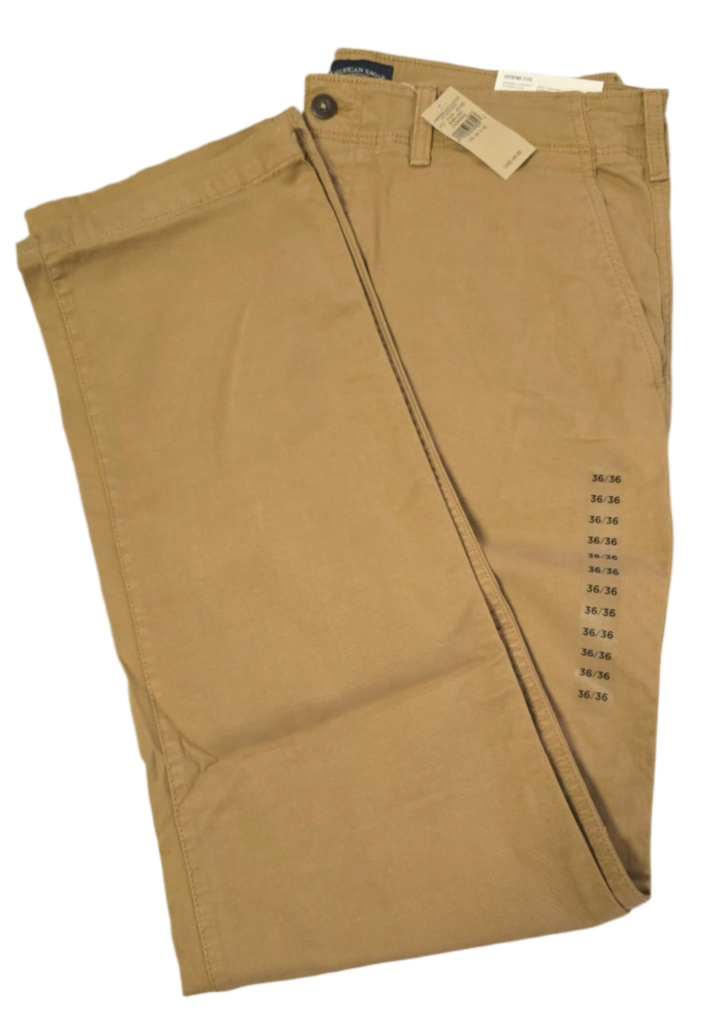 American Eagle Men's Extreme Flex - Khaki - 36" Inseam -NWT