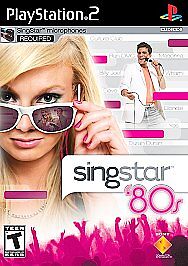 SingStar '80s- Sony PlayStation 2- Rated T for Teen