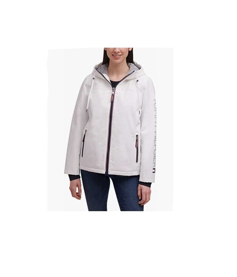 Tommy Hilfiger Women's Hooded Soft Shell Jacket XL NWOT