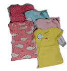 Baby Girl's Carter's Short Sleeve 5 Pack of Bodysuits - Whales & Ice Cream - 3M - NWT