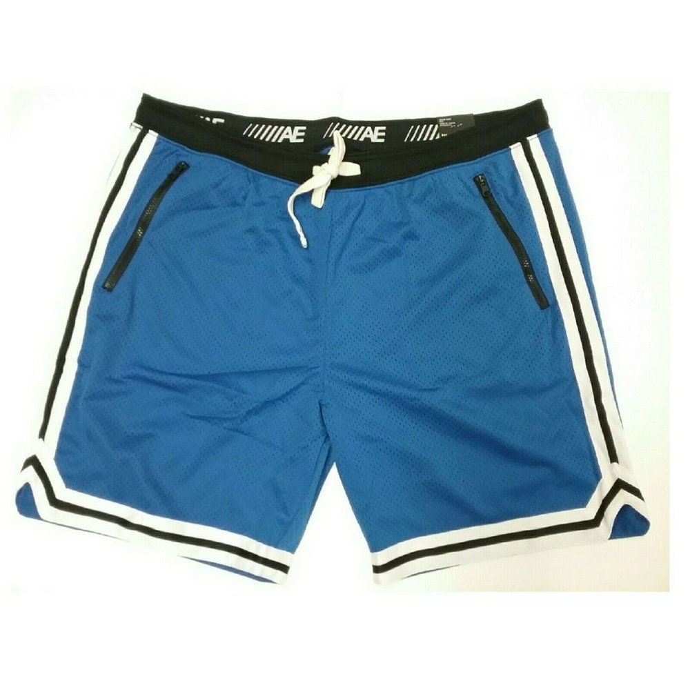 American Eagle Men's Flex Jogger Shorts-Royal Blue-NWT