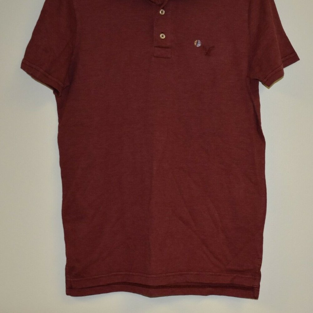 American Eagle Outfitters Men's Polo Shirt Red-NWT