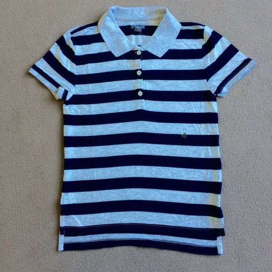Aerie by American Eagle- Women's Striped Tennis Polo Shirt-NWT