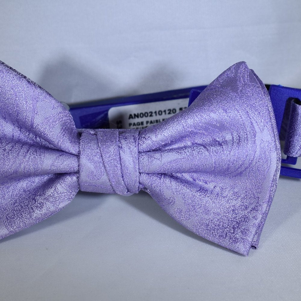 Apt. 9 NWT Bow Tie Purple Paisley Print