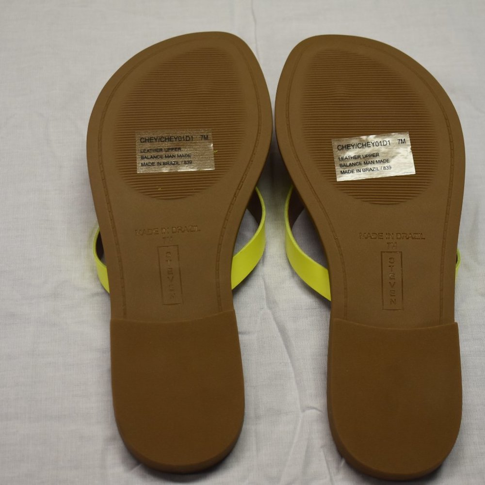 NEW Steven Chey Yellow Neon Sandals Multiple Sizes