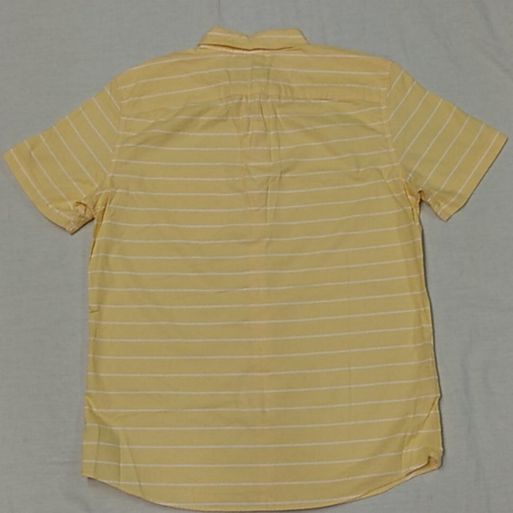 NWT AE Seriously Soft Button Up w/ Pocket Yellow