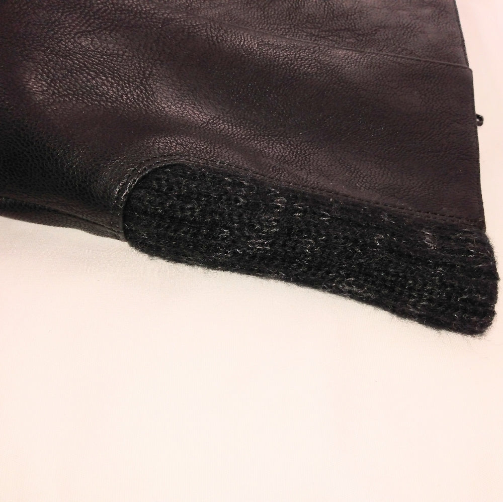 Lifestride Xandy Riding Boot Faux Leather with sweater material top. NIB