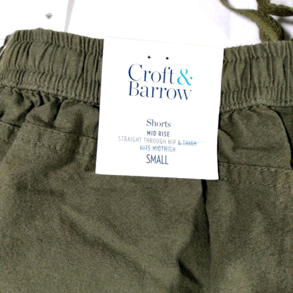 Croft and Barrow Mid Rise Short-Grape Leaf-Size Small-NWT