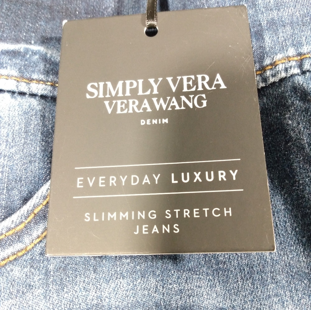 Simply Vera Vera Wang Tuxedo Stripe Jegging Capri-NWT
