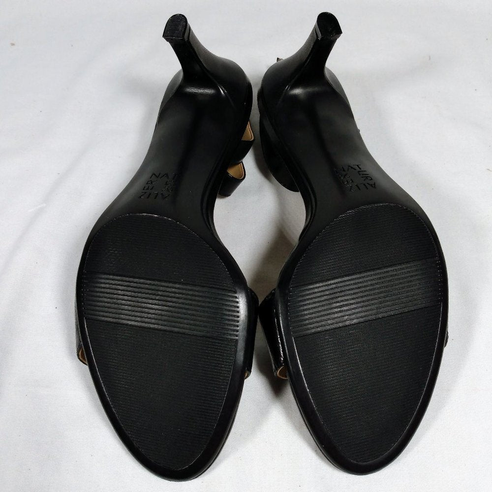 Naturalizer Tinda Black Leather Dress Heel