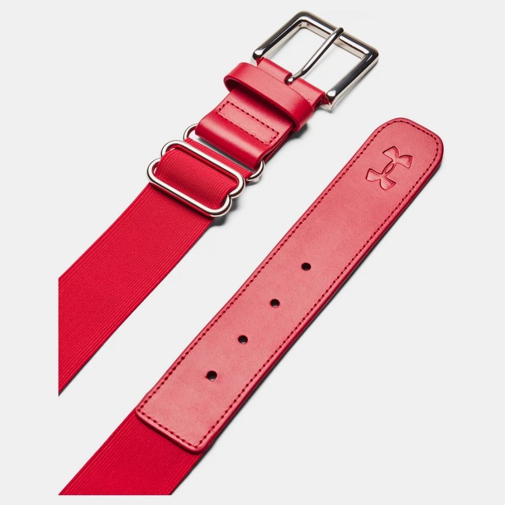 Under Armour Adult Adjustable Baseball/Softball Belt-Red-New with Tags