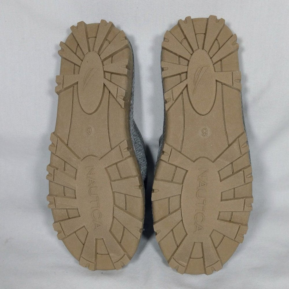 Nautica Women's Slipper Fluffy Warm Indoor/Outdoor Strap Sandal-New in Box