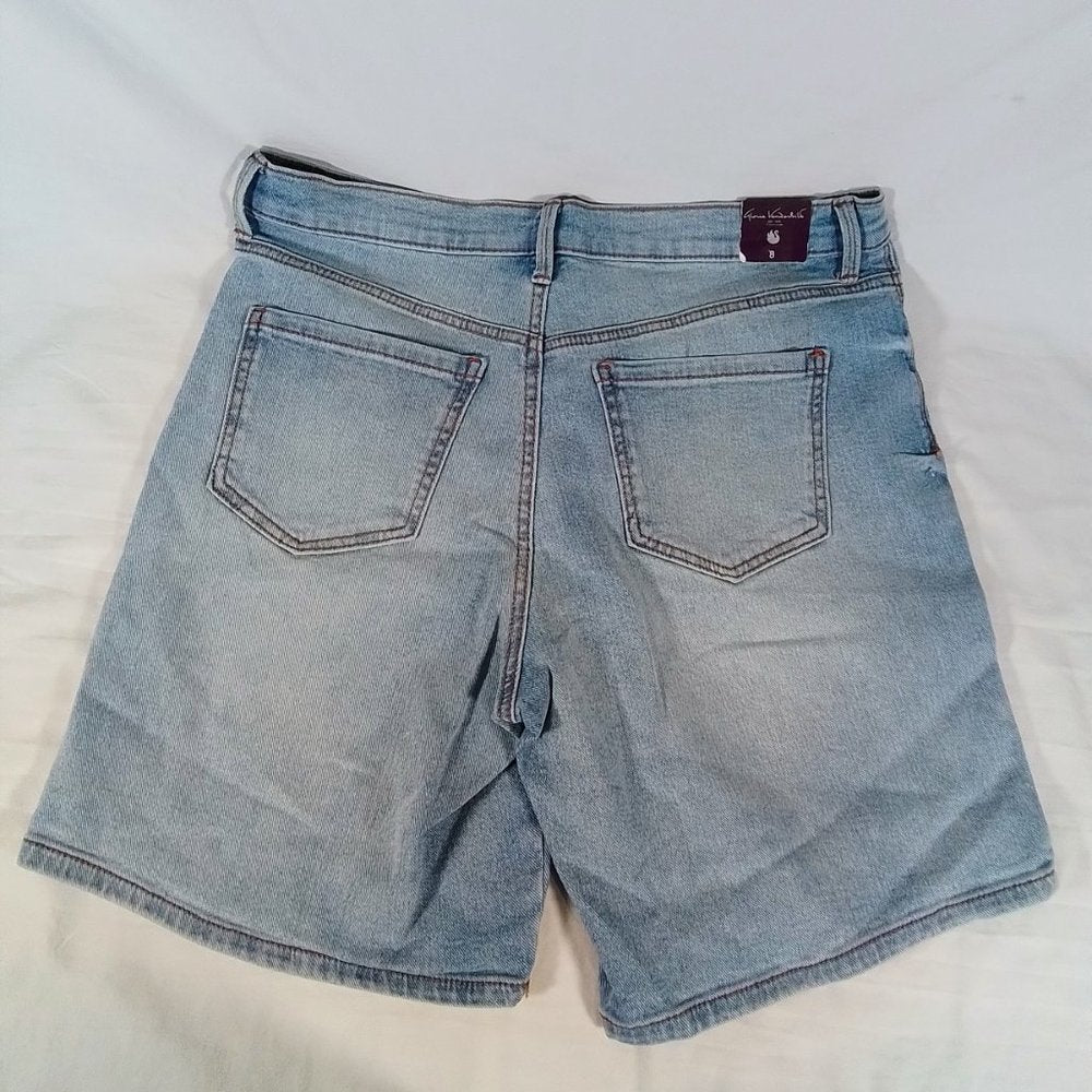 Gloria Vanderbilt Women's Amanda Relaxed Jean Shorts-Sanibel-Various Sizes-NWT