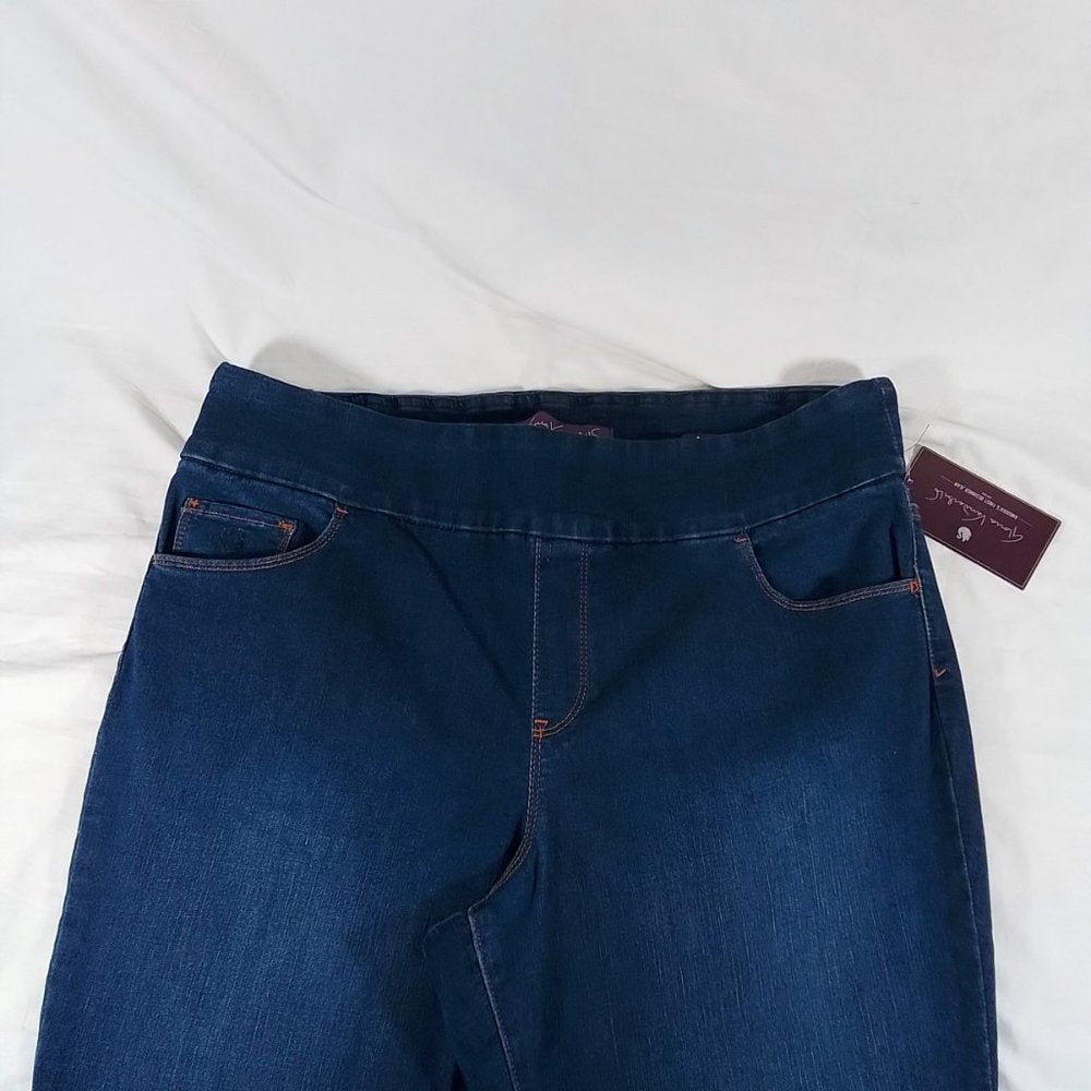 Gloria Vanderbilt Women's Amanda Pull-On Jeans-Vermont-Various Sizes-NWT