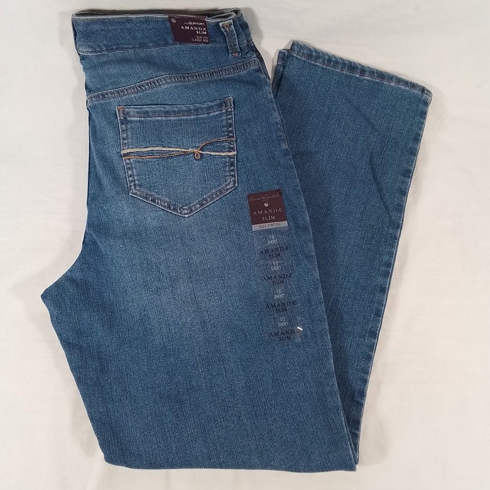 Gloria Vanderbilt Amanda Slim Classic Rise Slim Leg Jeans-Orland-Various Sizes