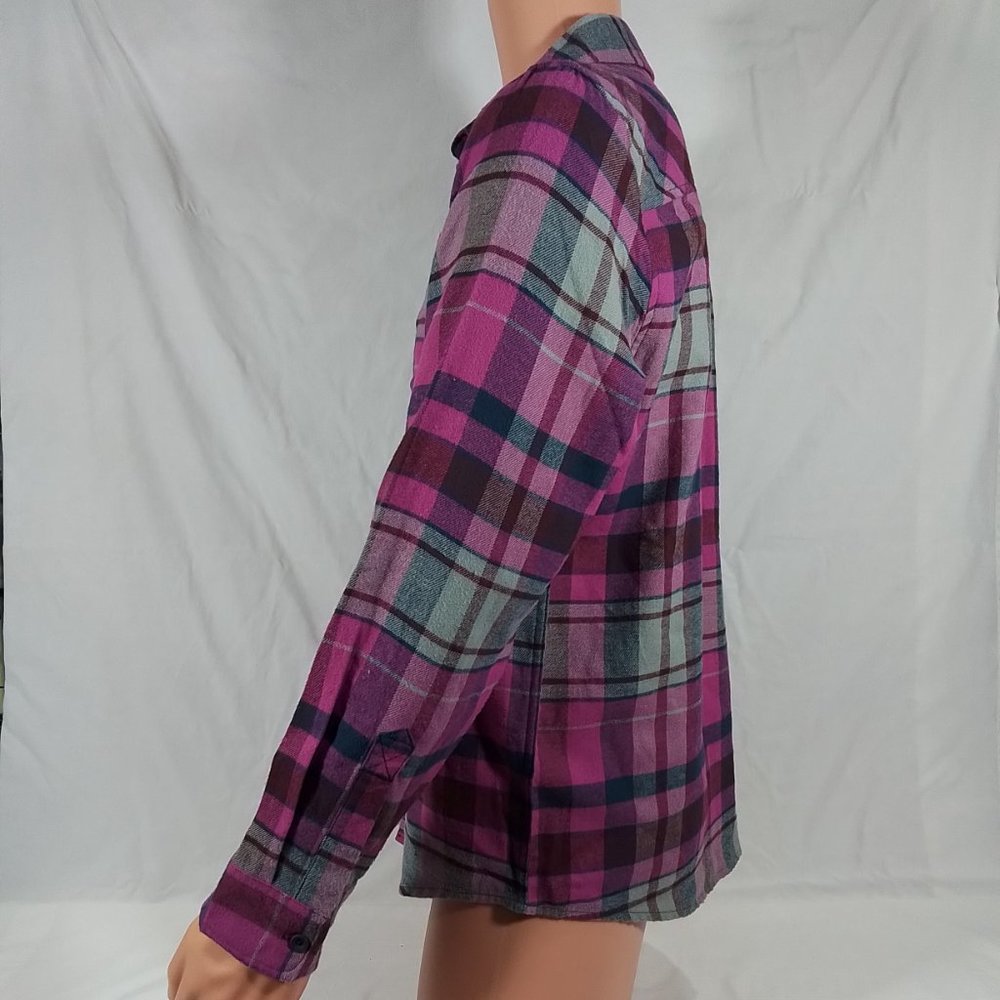 Alpine Design Brushed Flannel Long Sleeve Shirt-Various Sizes-Sunrise Plaid-NWT