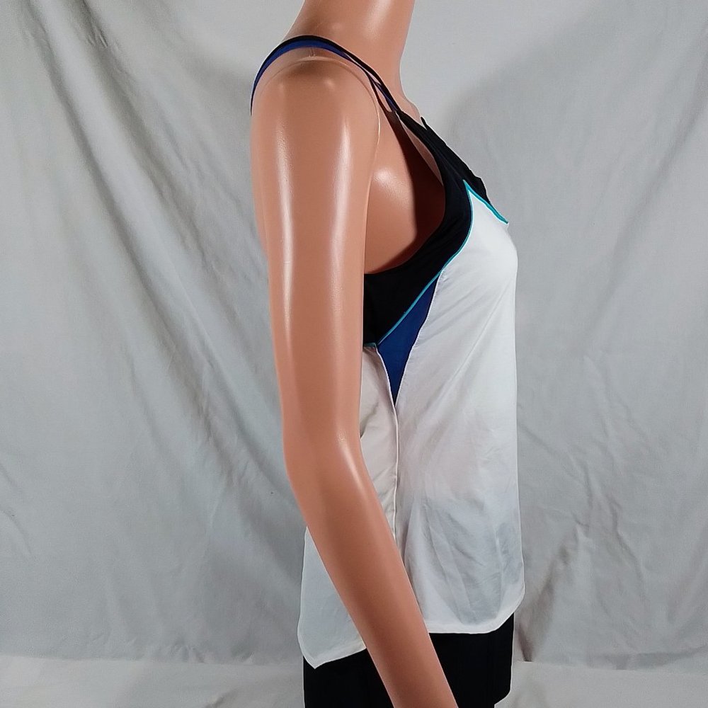 FILA Women's Celestial Point Cami Tennis Tank Top-Various Sizes-Blk/Blue/Wht-NWT