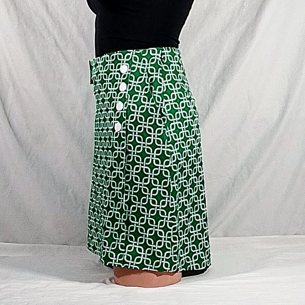 Lady Hagen Women's 17" Cocktail Hour Wrap Skort Links Green Turf-NWT-Various Szs