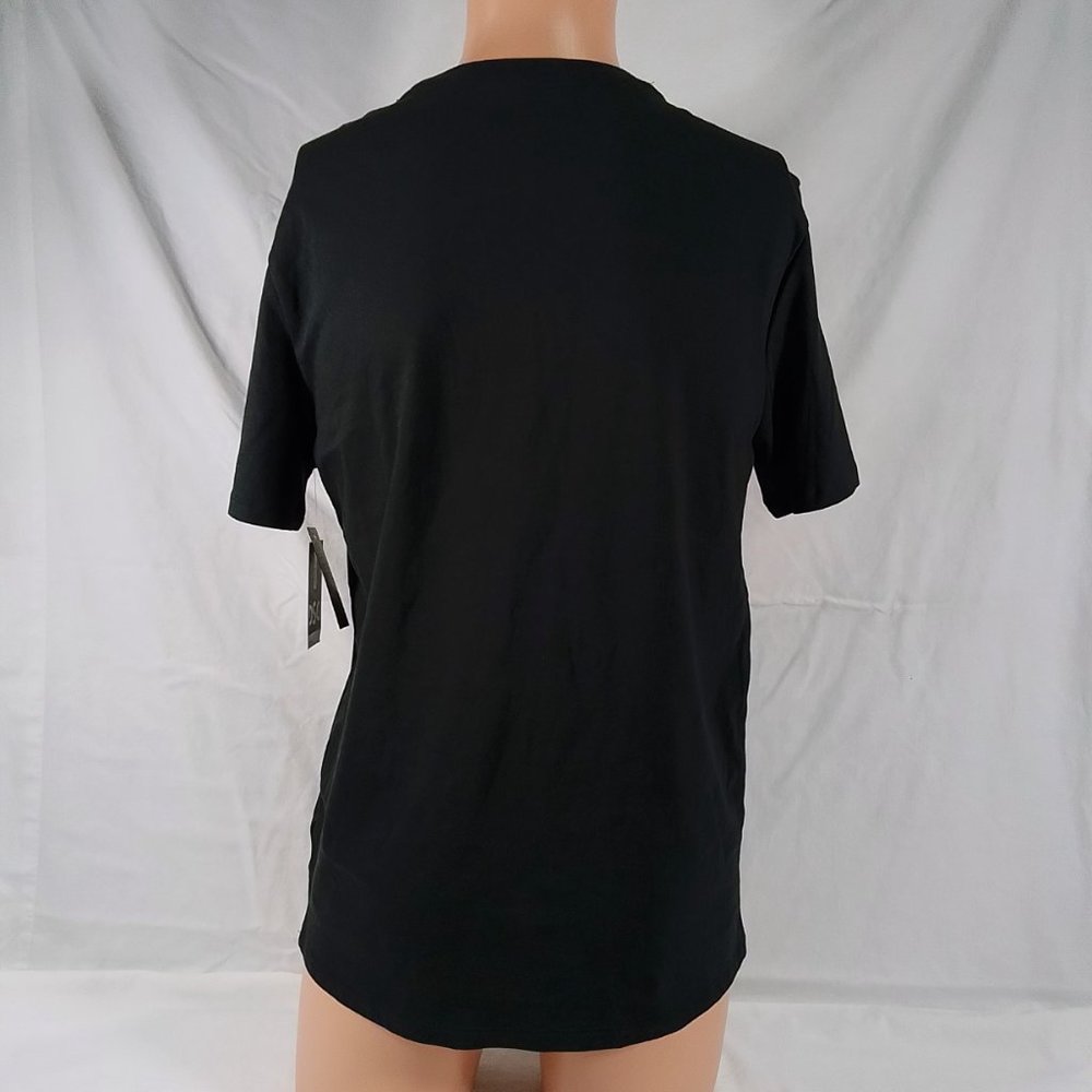 Adult Unisex United Pride Short Sleeve Cotton Graphic T-Shirt-Pure Black-NWT