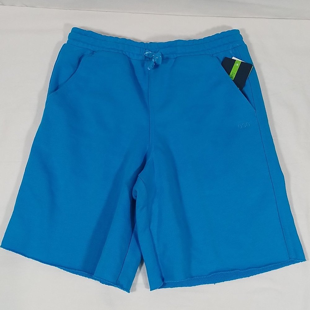 Boys' French Terry Shorts-Cruising-Blue-Drawstring-Various Sizes-New with Tags
