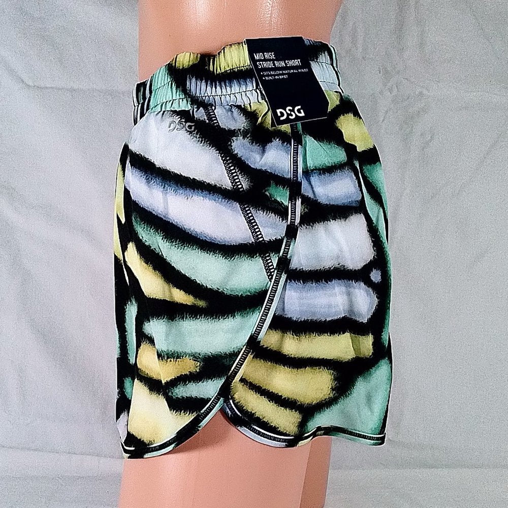 Girls' Stride Shorts-Standard Fit-Midrise-Various Sizes-Butterfly Multicolor-NWT